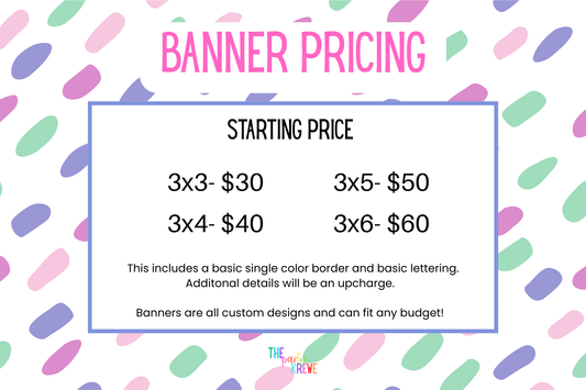 Hand Painted Banners